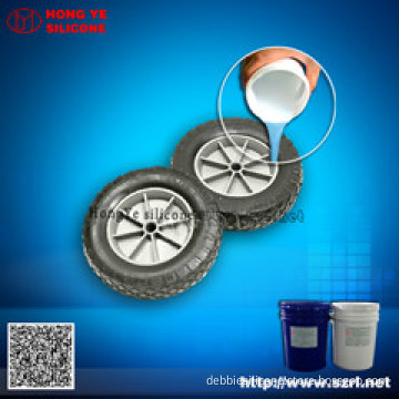 Platinum cured silicone rubber for tire mold